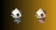 Pancham and its shiny form (Image via The Pokemon Company)